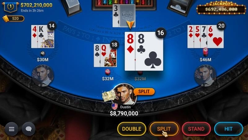 Khám Phá Cách Chơi Blackjack Jun88: Hướng Dẫn và Chiến Lược Chiến Thắng 3 Chiến lược và mẹo chơi Blackjack hiệu quả tại Jun88